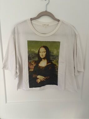 Future State White Mona Lisa Crop Top